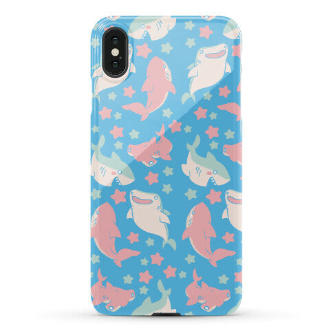 Happy Shark Pattern Phone Case